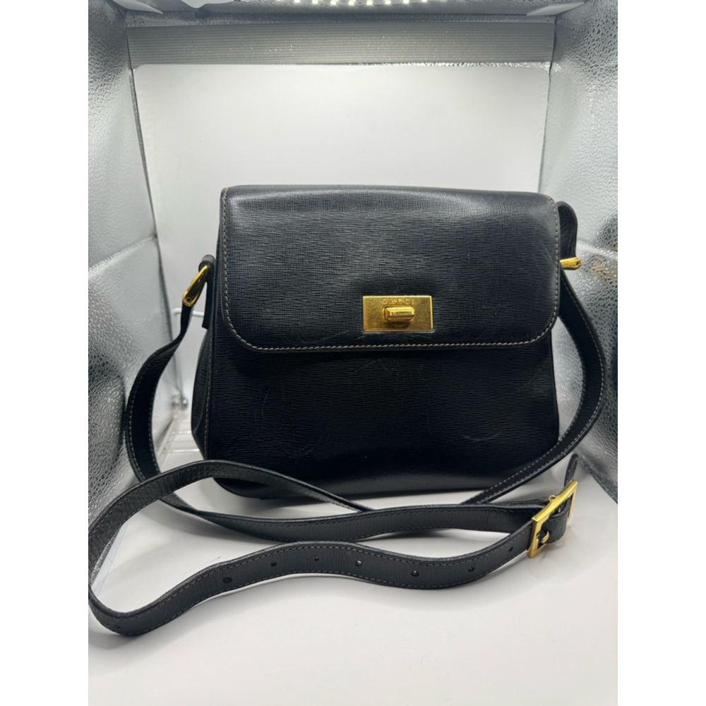Women's Gucci Black Leather Crossbody Bag